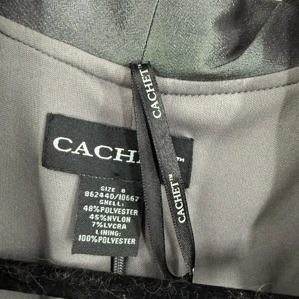 Cachet Vintage Women’s 8 Grey Jacket Gray - Image 2