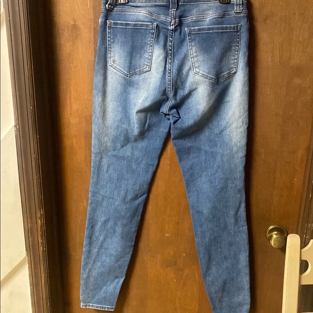 - Kut from the Kloth Blue toothpick skinny Ankle Jeans - Image 3