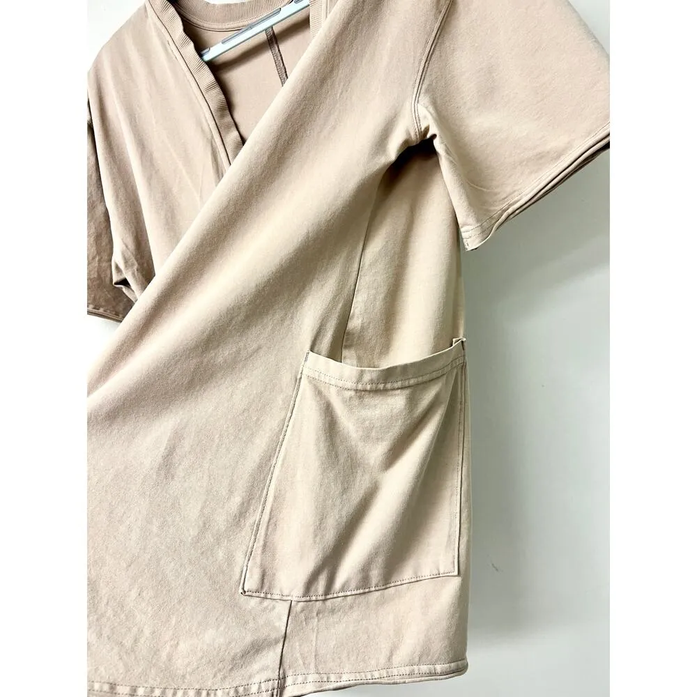 NWT FP Movement by Free People Hot Shot Tee Romper Mocha Latte Women's Size XS Brown - Image 7