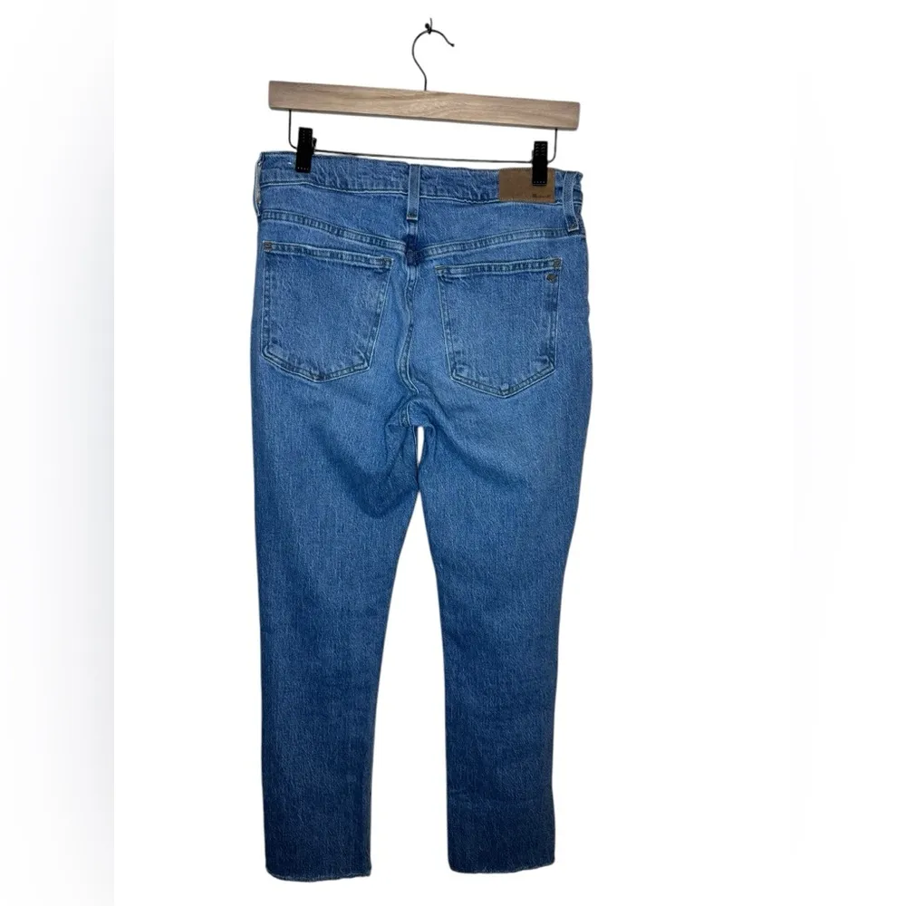 Madewell The Mid-Rise Perfect Vintage Jean Raw Hem Size 28 - Image 5