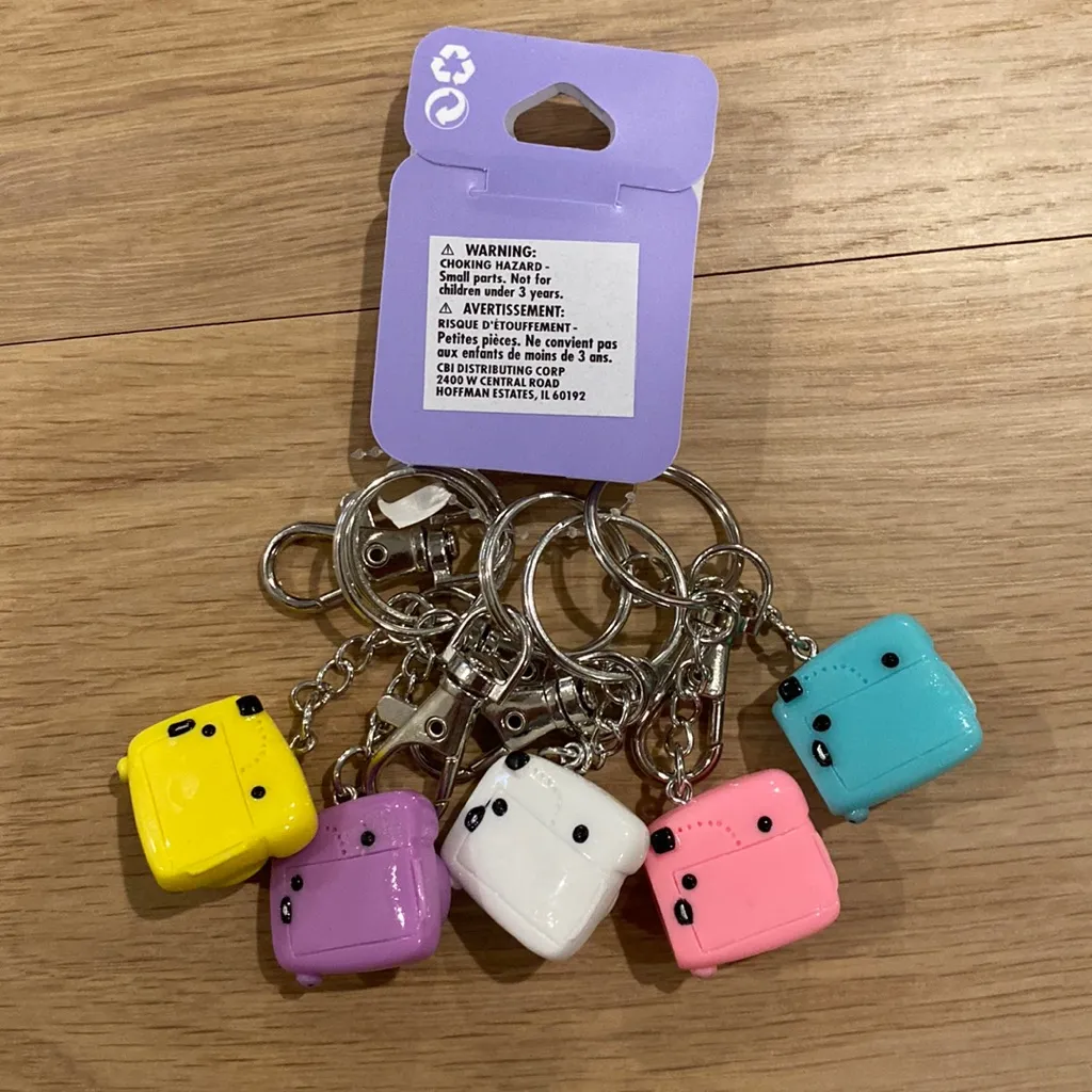 Claire's Colorful Camera Keychains - Image 2