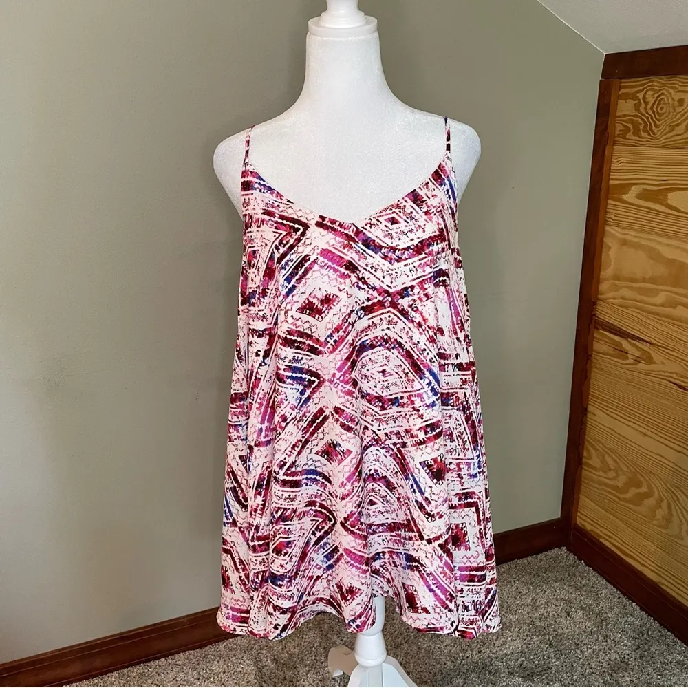 Show Me Your Mumu Circus Mini Dress in Pink Abrias Spaghetti Strap Small - Image 3