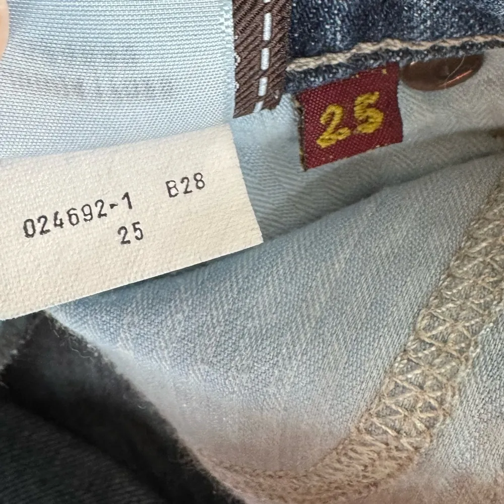 7 for all Mankind Gwenevere Ankle Skinny Mid Rise Jeans Size 25 - Image 7