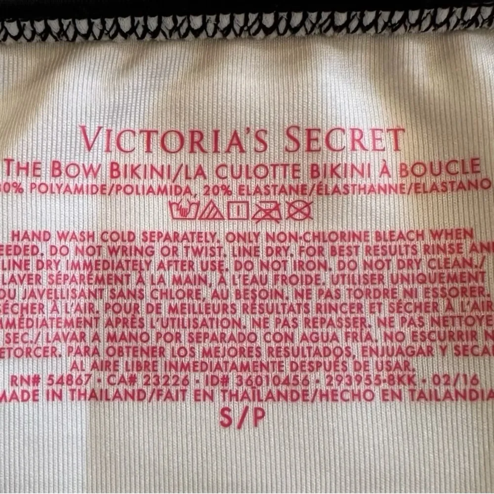 Victoria's Secret‎ Striped Bikini Halter Top Top & Bottoms Both Size Small - Image 4