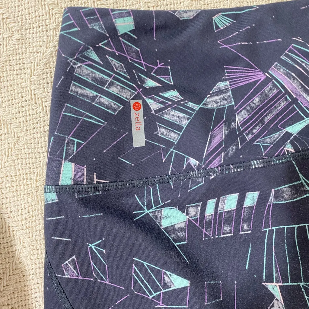 Zella Women’s Medium Gray Stretch Leggings Athletic Yoga Pants Active Casual - Image 2