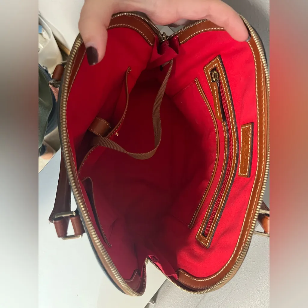 Dooney & Bourke Shoulder Leather Bag - Image 6