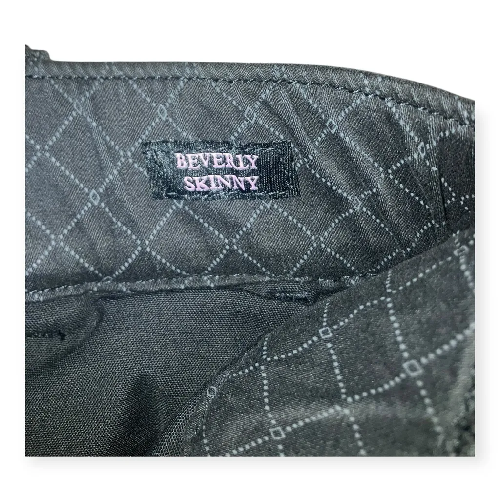 Juicy Couture Womens Black Diamond Print Beverly Skinny Pants - Image 3