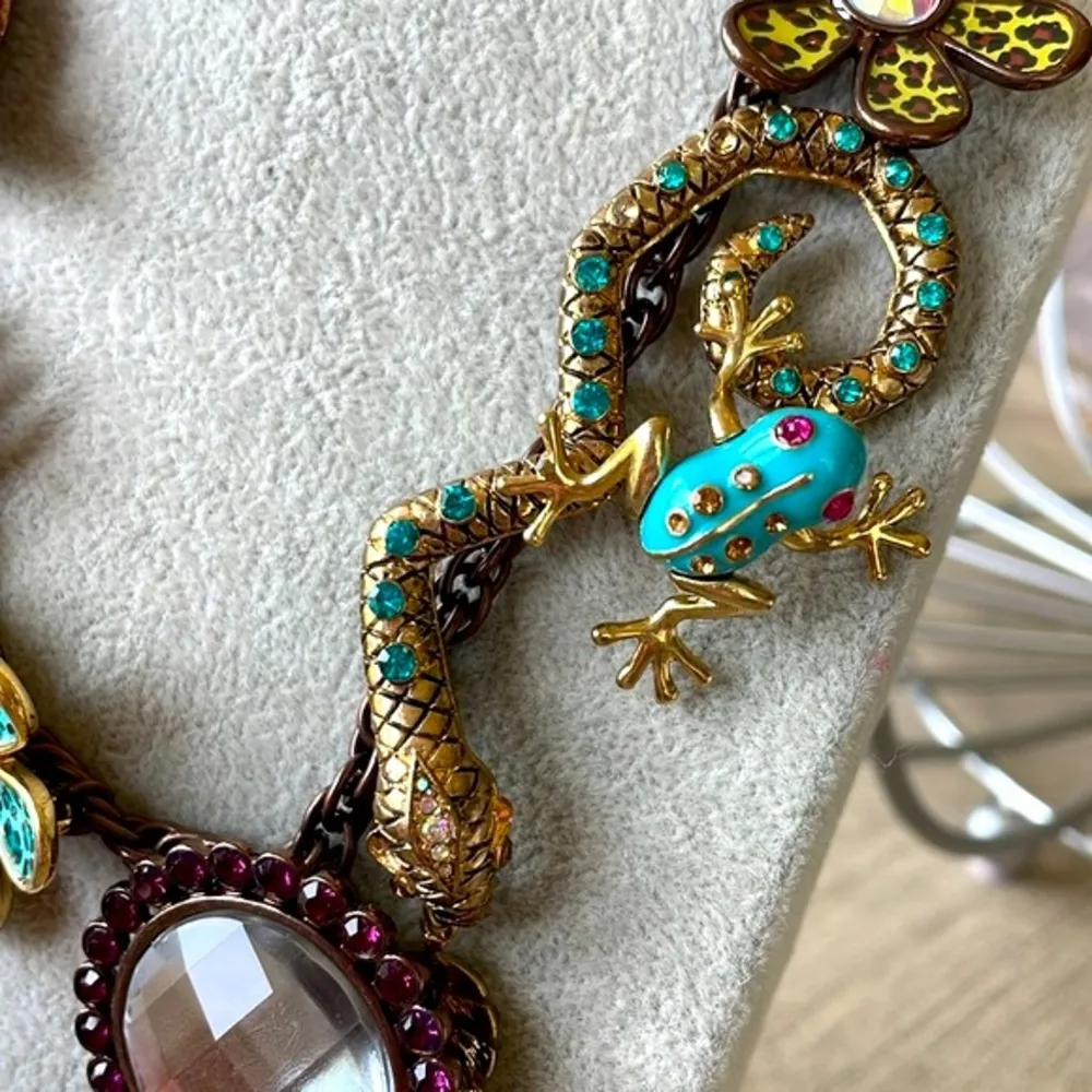 Betsey Johnson Vintage Jungle Fever Necklace - Image 5