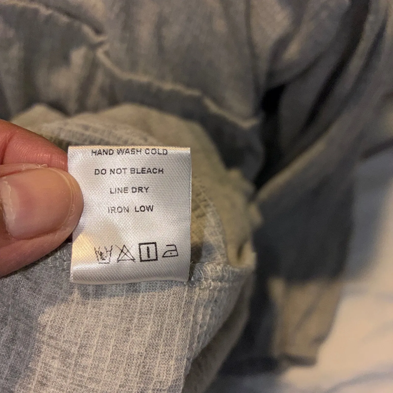 Heyson Tiered Mini Dress Long Sleeve Casual Tie Back Gray - Image 2