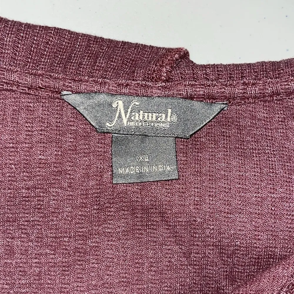 Natural Reflections Size XL Purple Hooded Shacket - Shirt Jacket - Image 5