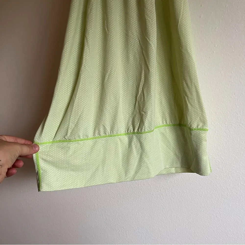 lululemon | Women’s Athletic Layered No Limits Tank in Light Green Print Size 8 - Image 7