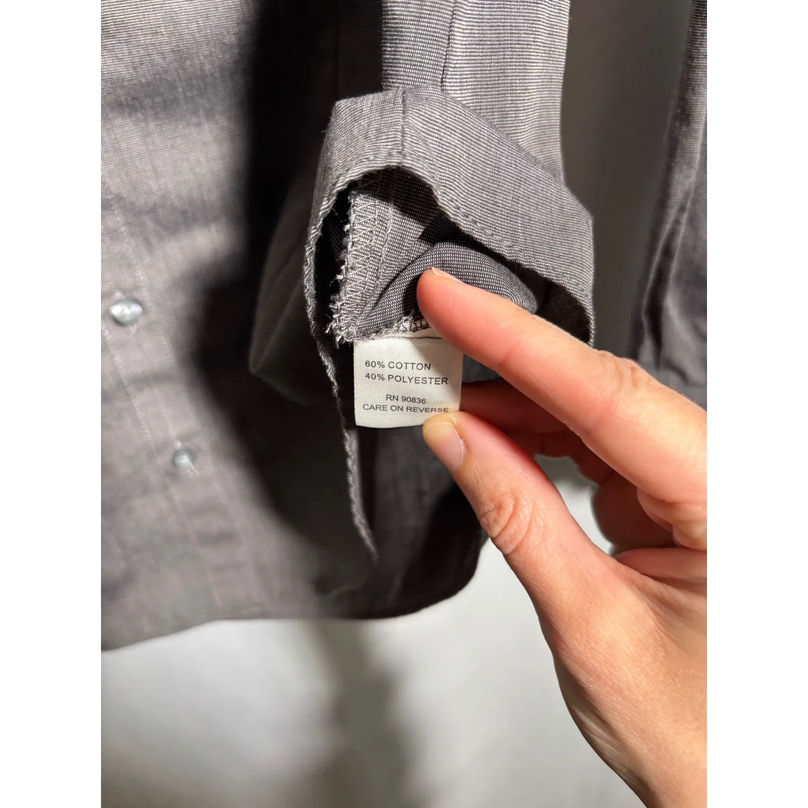 Vintage Key Bank Teller‎ Uniform Shirt Long Sleeve Button Up Top Retro Womens S - Image 5