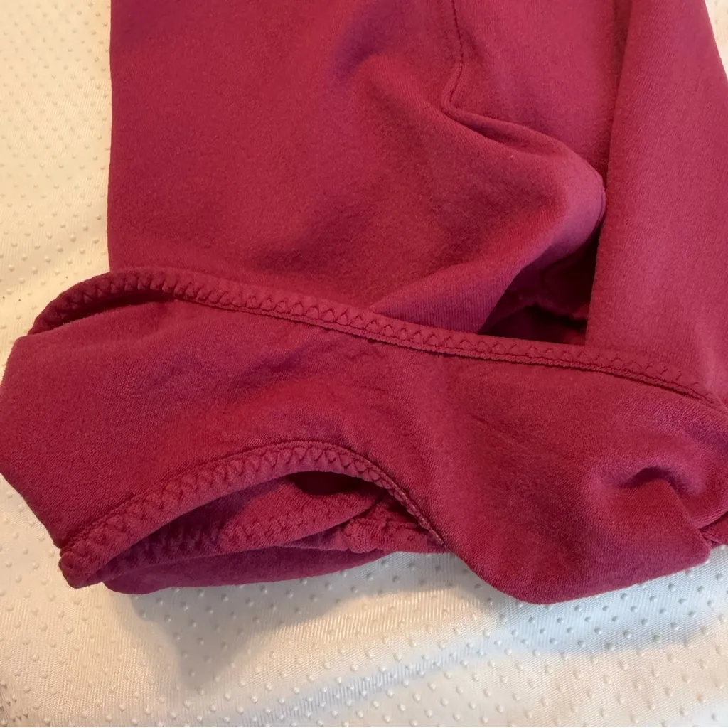 Vintage 70s Bodysuit Pink Magenta NO Size Homemade? Short Sleeve Approx Small - Image 10