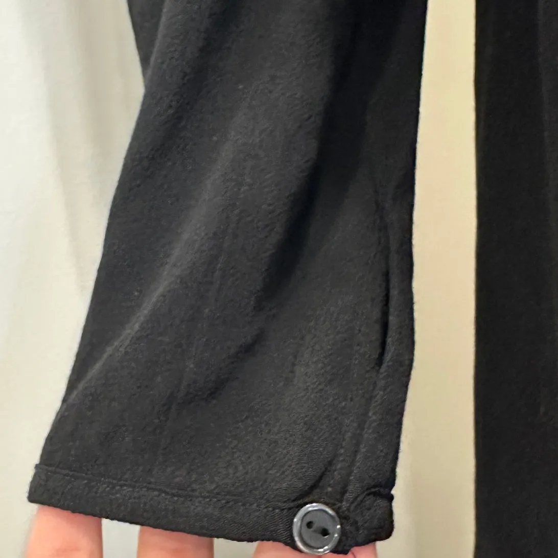 Aritzia Sunday Best Black Halle Puff Sleeve Babydoll Mini Dress Balletcore Witch - Image 8