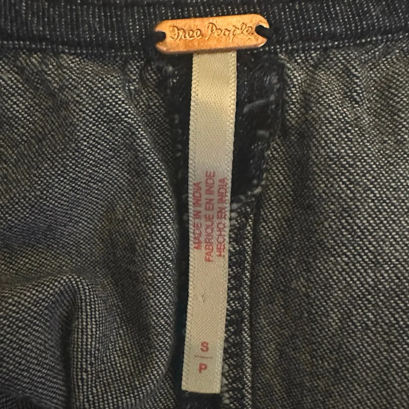 Free People Retro 90s Soraya Dark Denim Drop Waist Midi Jumper Dress Size Small - Image 10