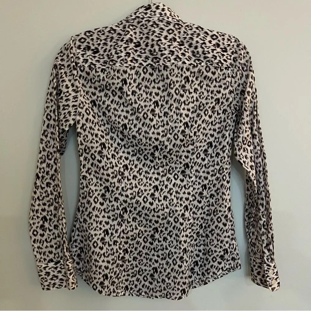 J. Crew Factory Perfect Fit Poplin shirt. Cotton poplin long sleeve button down - Image 6