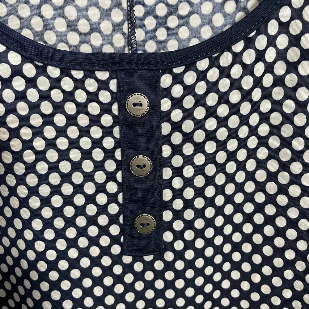 Robins nest maternity tank top polka dot print NWT Blue Size undefined - Image 4