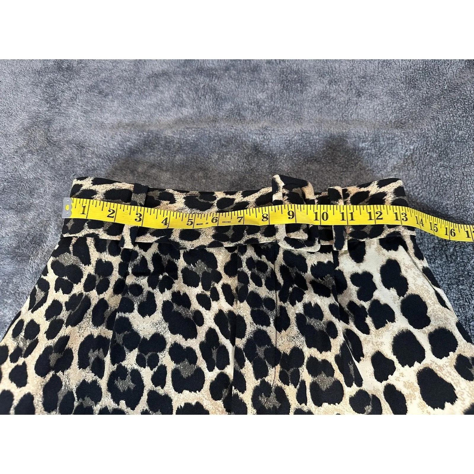 Zara Leopard Print Shorts Size S - Image 3