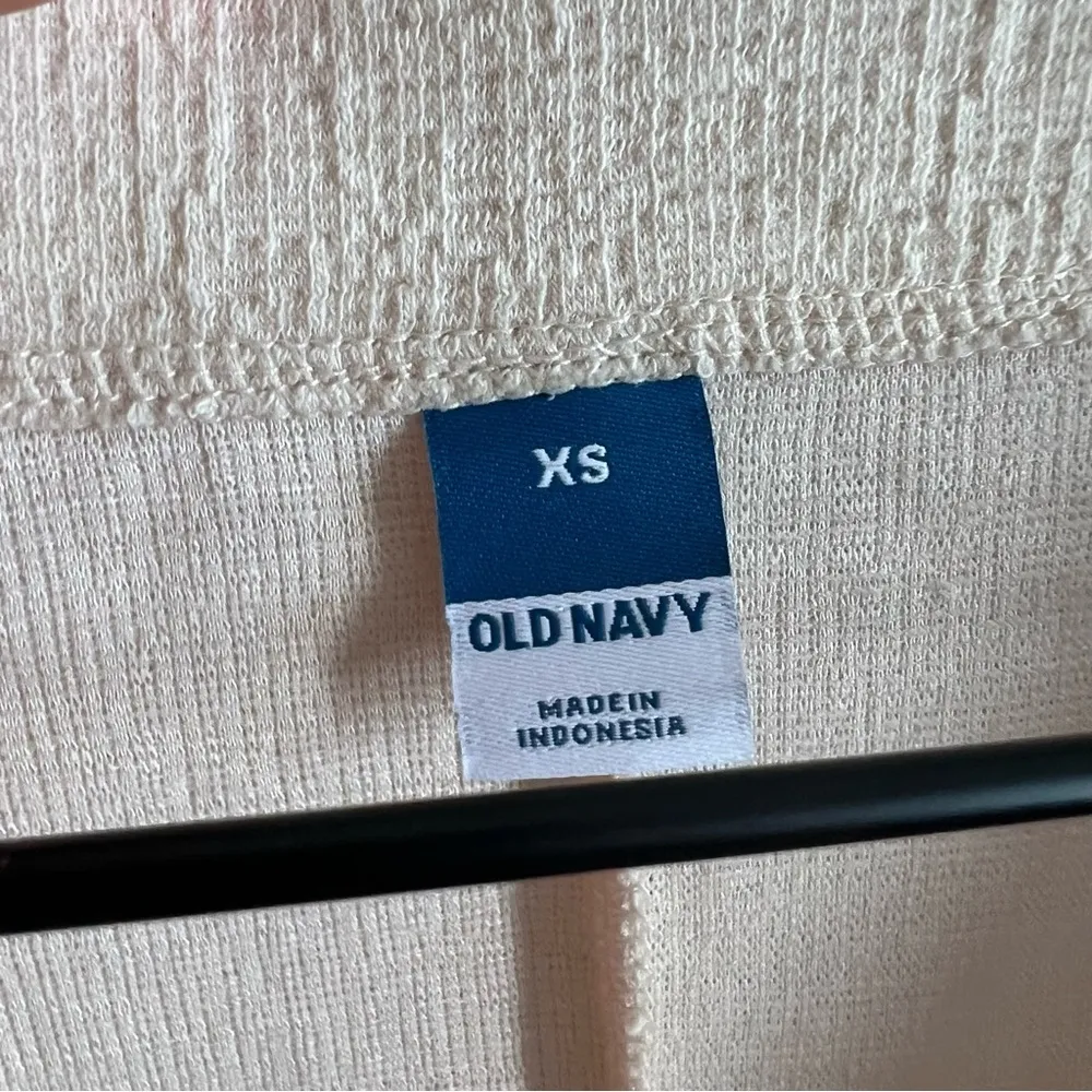 Old Navy Neutral Cream Oversized Romper Slouchy XS - Image 3