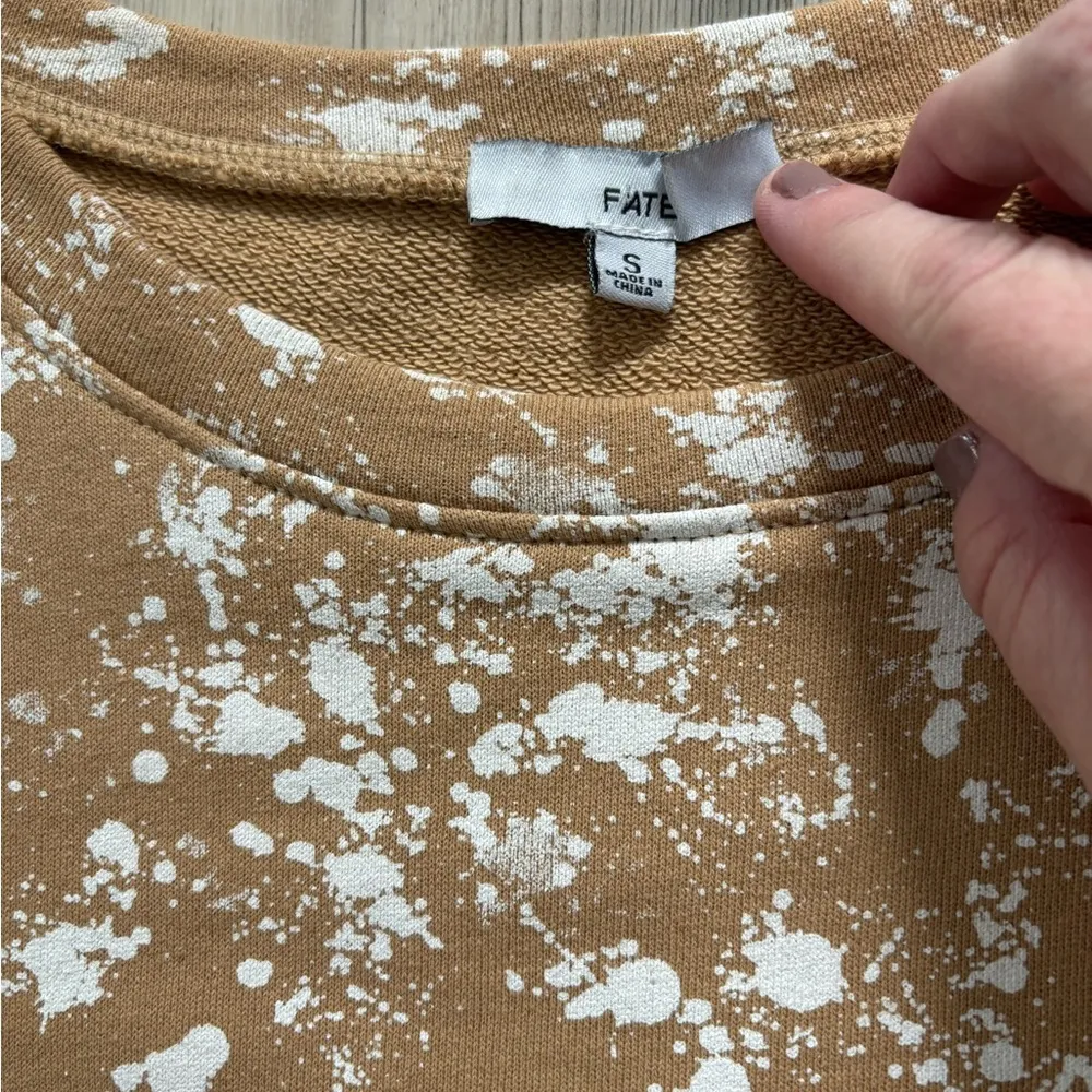 FATE Oversized Small, Sweat Shirt,Dress/Tunic with Balloon Sleeves - Image 4