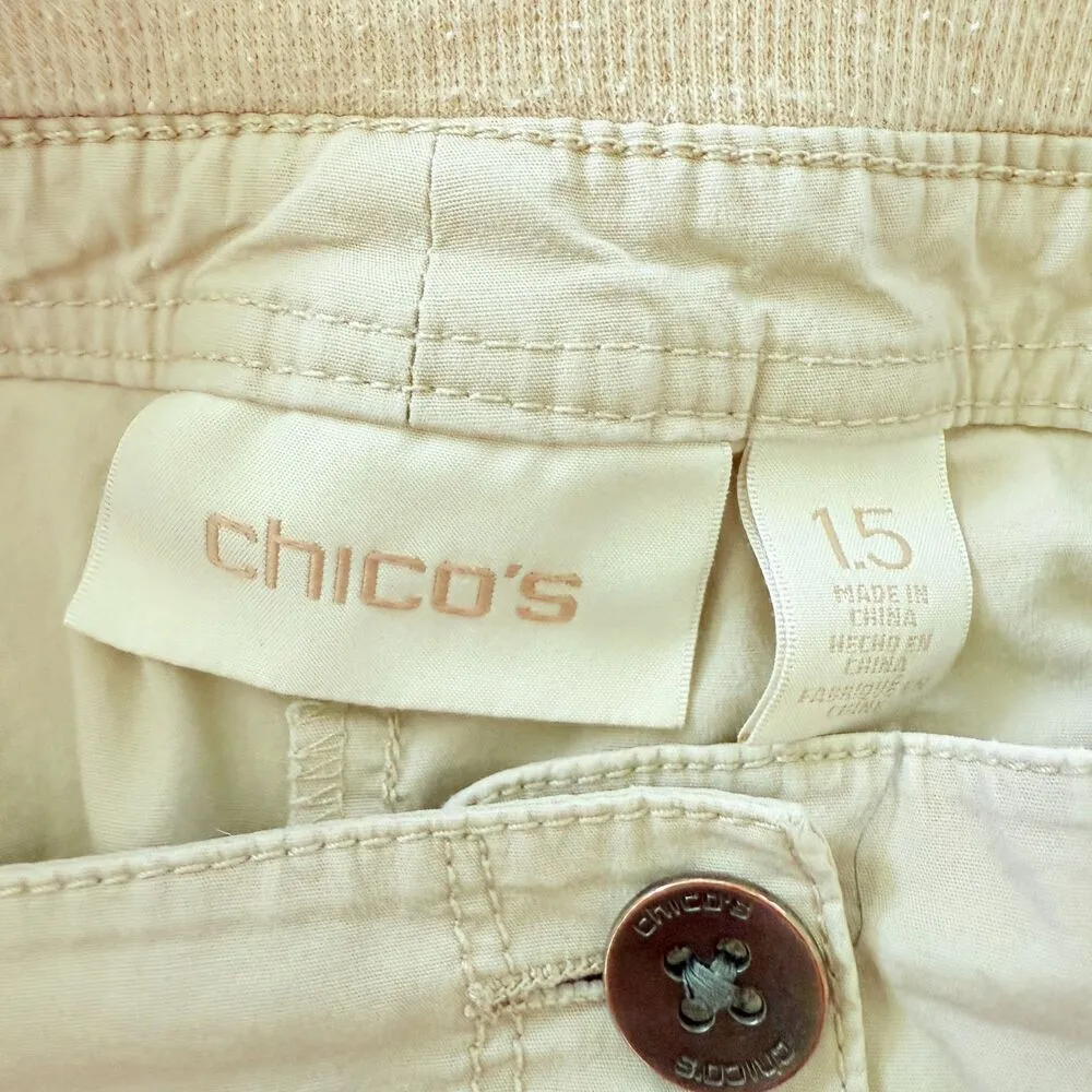 Chicos Long Bermuda Boy Short Board Short Hiking Camping Fishing Womens Short 10 - Image 3