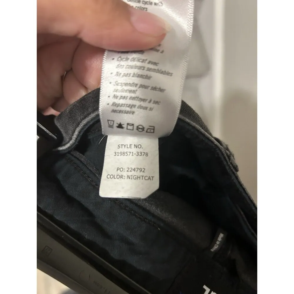 PAIGE Daryn Zip Ankle NightCat Black Skinny Jeans Zip Cargo/Ankle Women Size 30 - Image 8