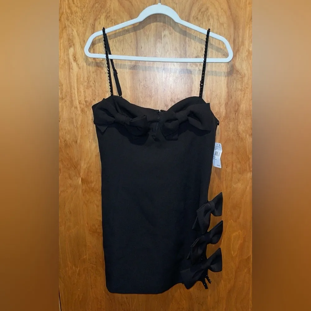 Nasty Gal Beaded Bow Dress - Image 4