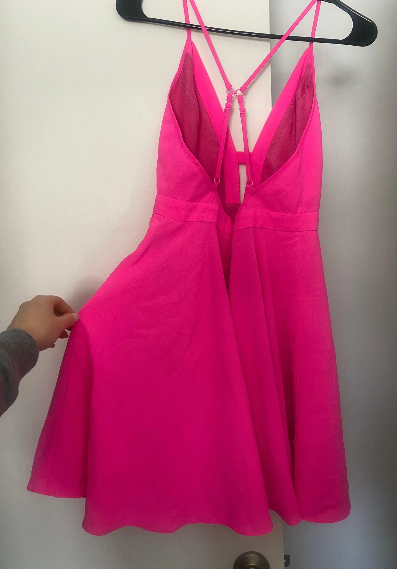 Blush Hot Pink Dress - Image 4