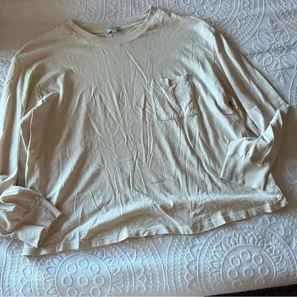 Rails  THE LONG SLEEVE BOXY CREW TEE‎ MOONLIGHT XL - Image 6