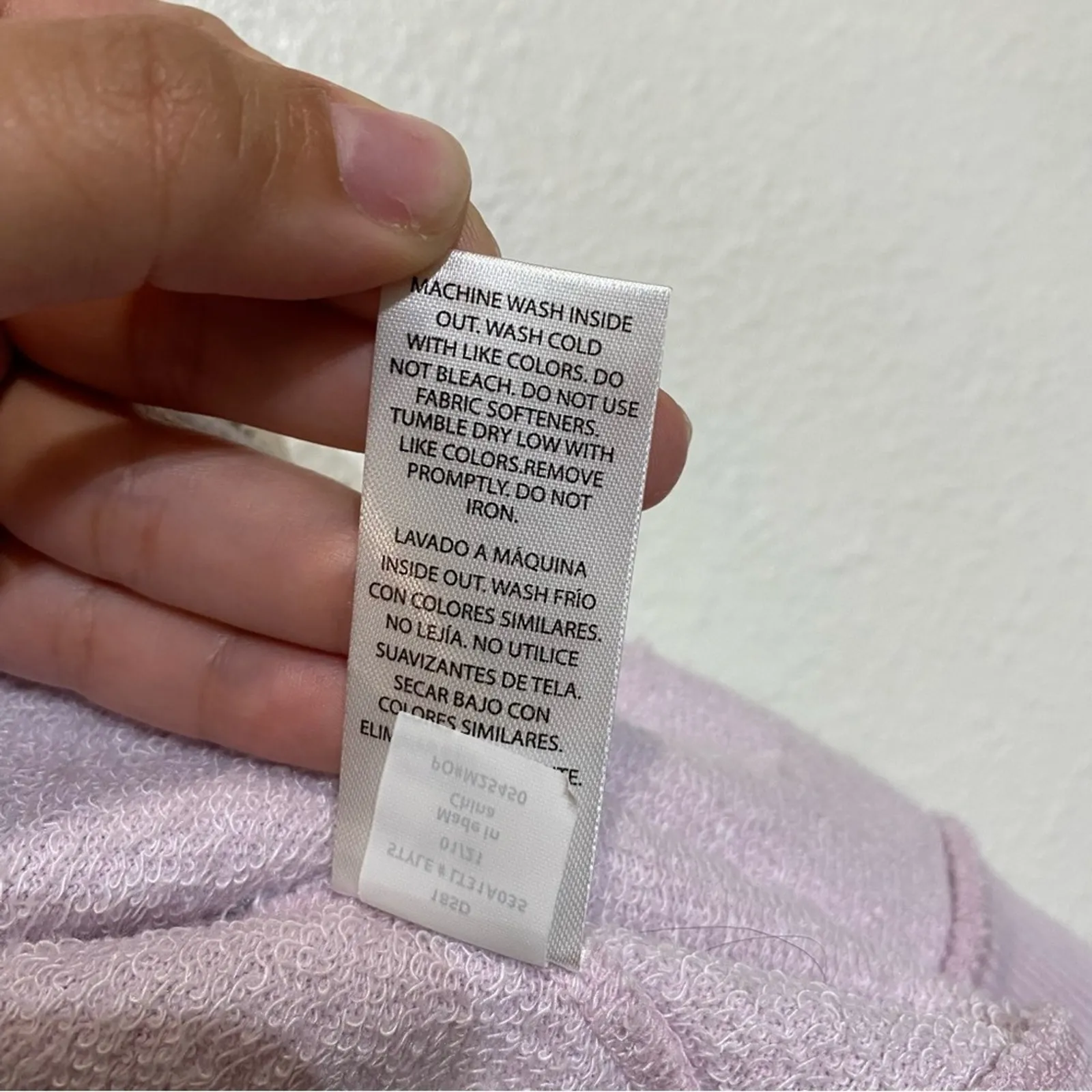 Wildfox Orchid Hush Wildflowers Kinley Hoodie Cropped Jacket Sz M - Image 8