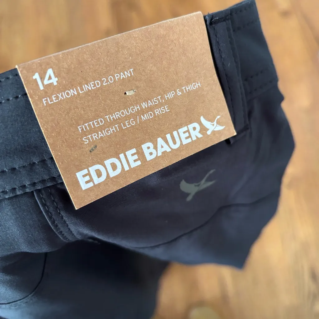 Eddie Bauer Flexxion Lined 2.0 Midrise Straight Leg Pants - Image 2