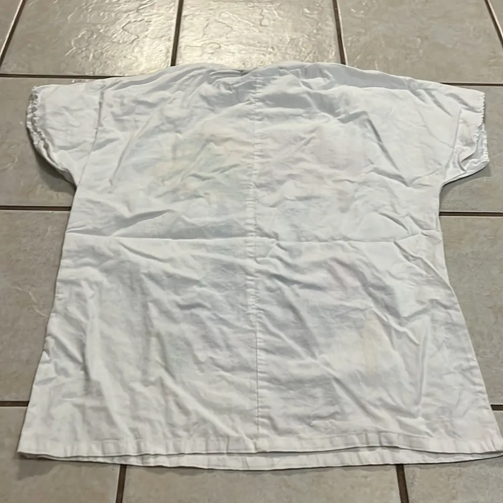 Village Fair Vintage SZ Large Women Shirt Palm Trees - Image 5