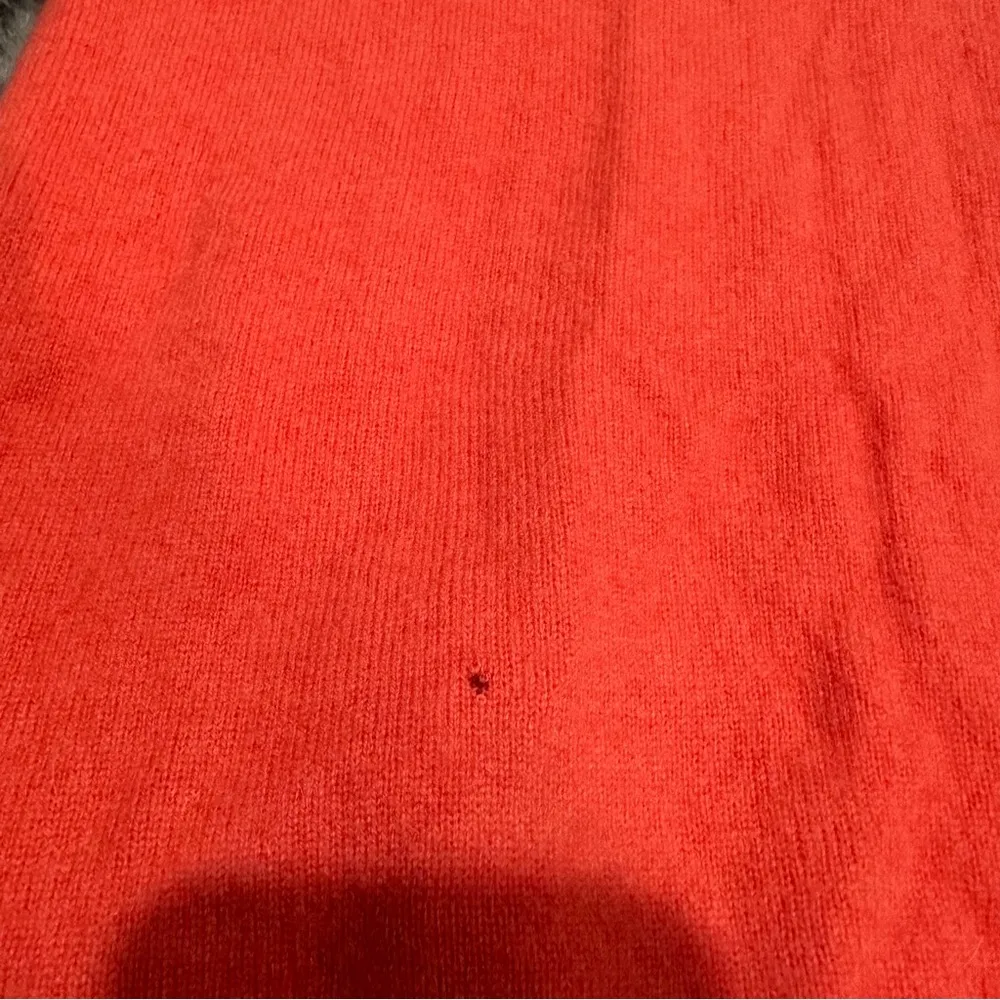 Lilly‎ Pulitzer Cashmere Cardigan Sweater Pockets Size Large Coral - Image 8