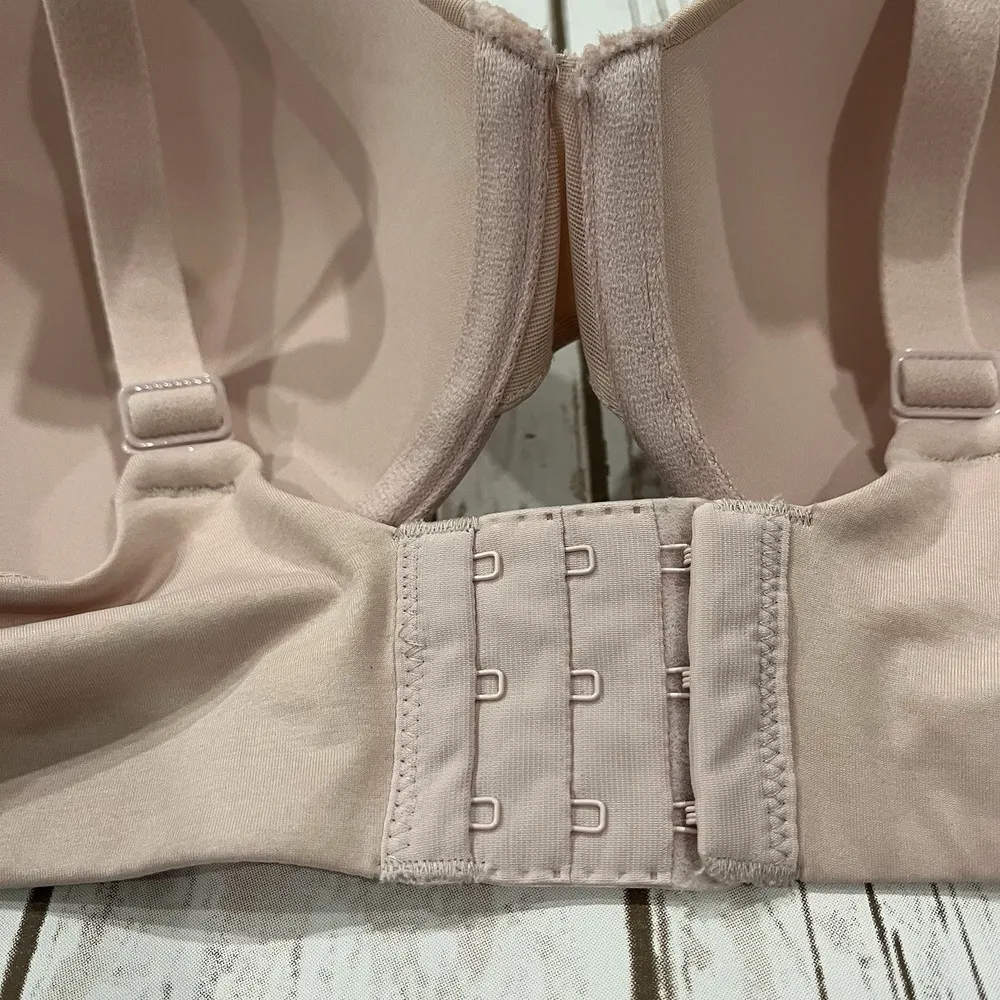 Cacique Bra 40C True Embrace T Shirt Underwire Beige Nude Full‎ Coverage Lined - Image 6