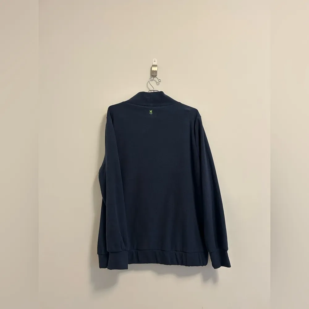 Tuckernuck Dudley Stephens Baldwin Fleece in Navy size Medium (M) - Image 4