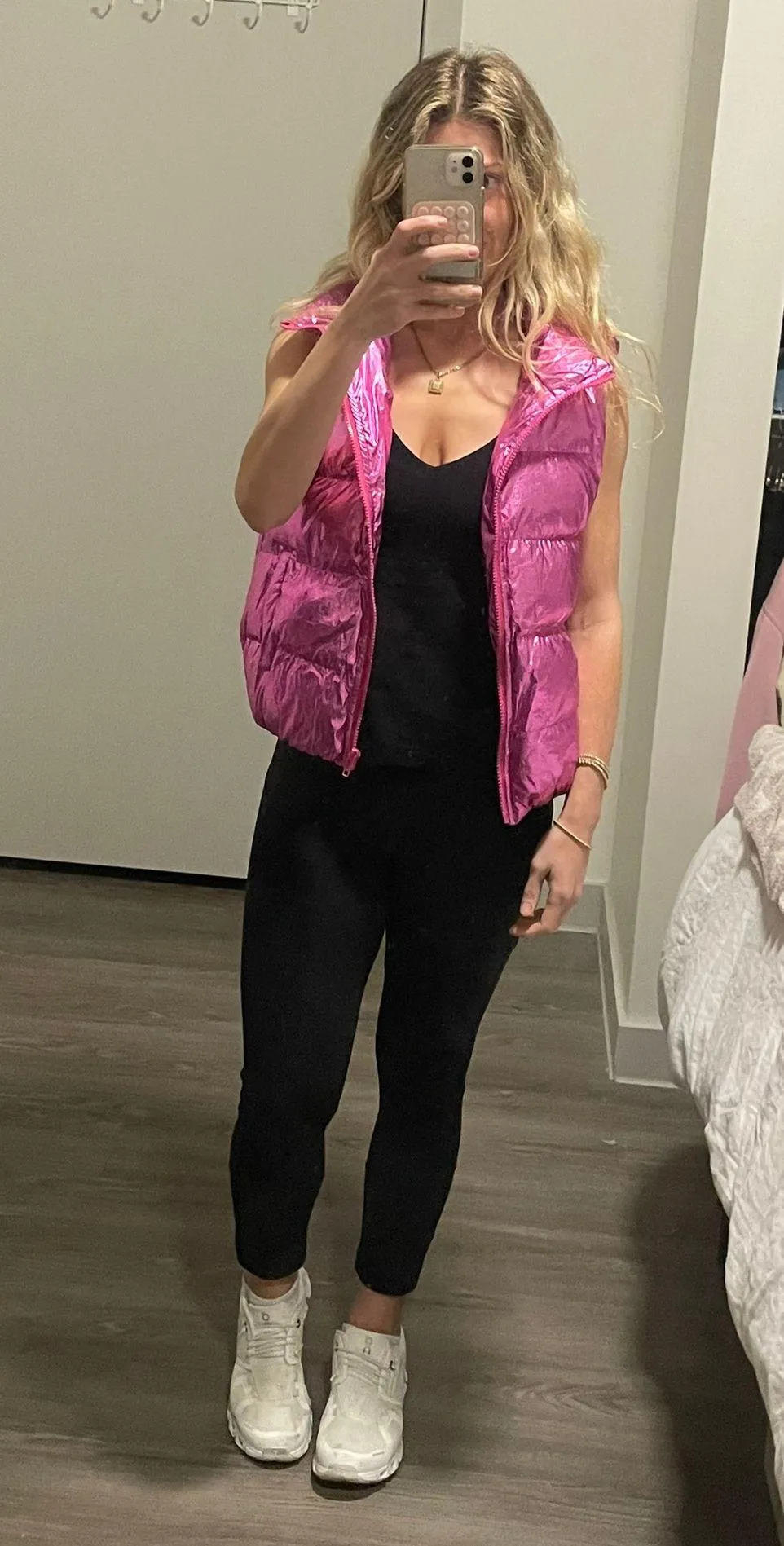 Pink Puffer Vest  - Image 2