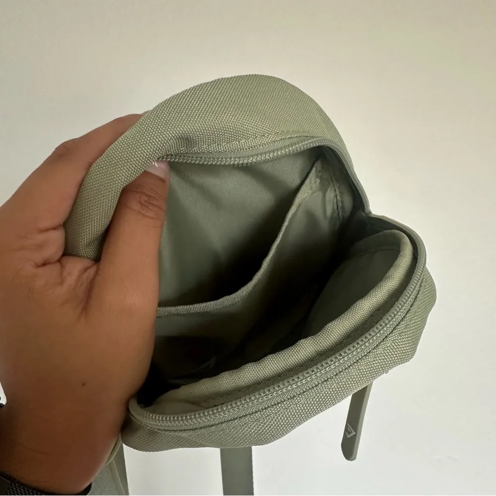 Gymshark Womens Mini  Everyday Crossbody Bag - Natural Sage Green - Image 6