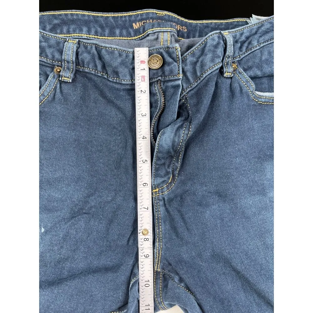 Michael Kors SKU 7680 Womens  Blue Denim Izzy Skinny Jeans Size 10 - Image 13