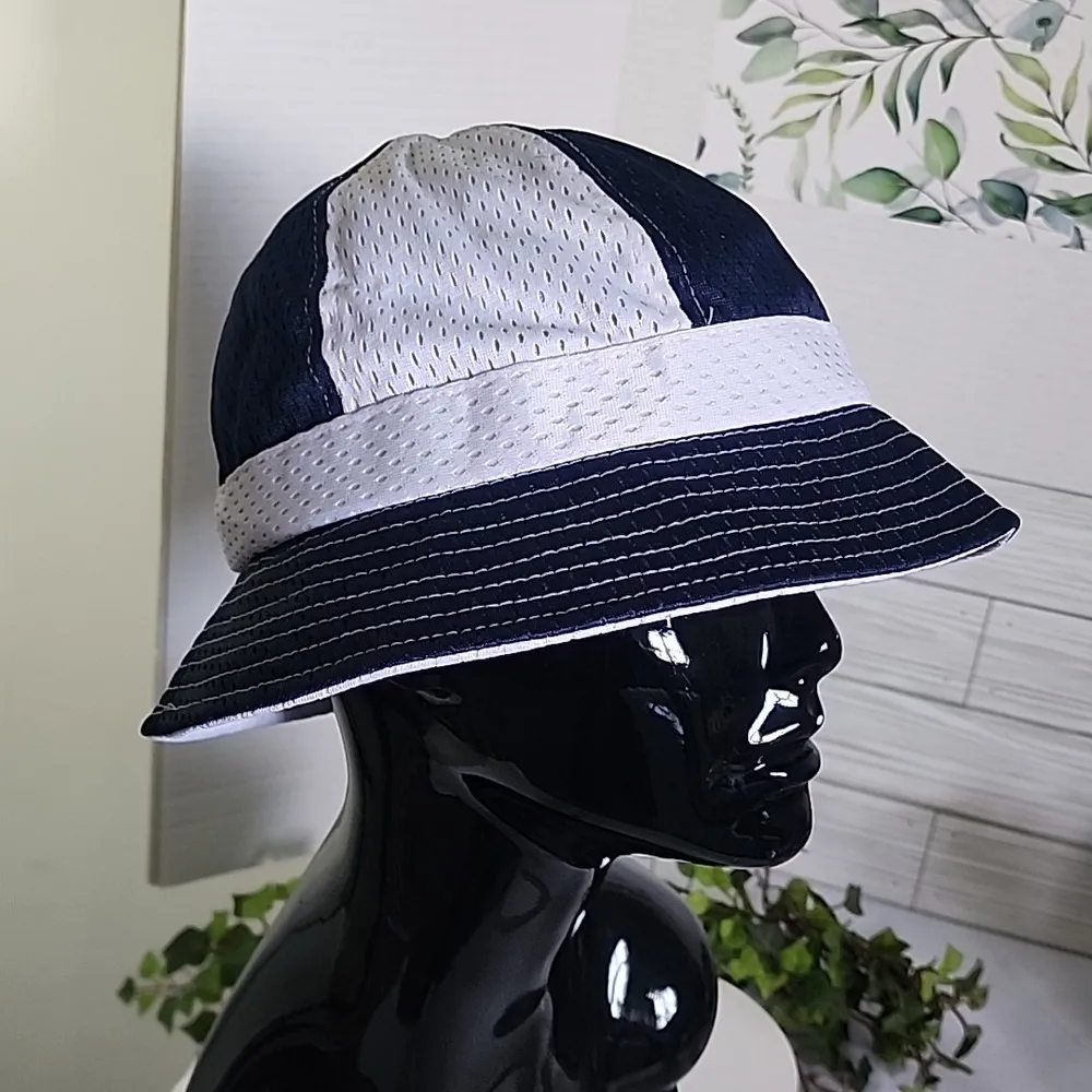 Blue and White Mesh Bucket Made in Korea - Image 2