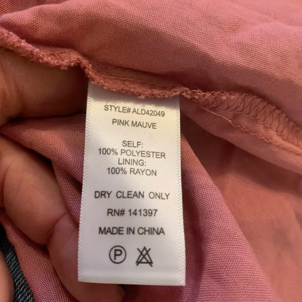 ASTR The Label Midi Dress M Medium Peach Pink Lace A-Line Cocktail - Image 10