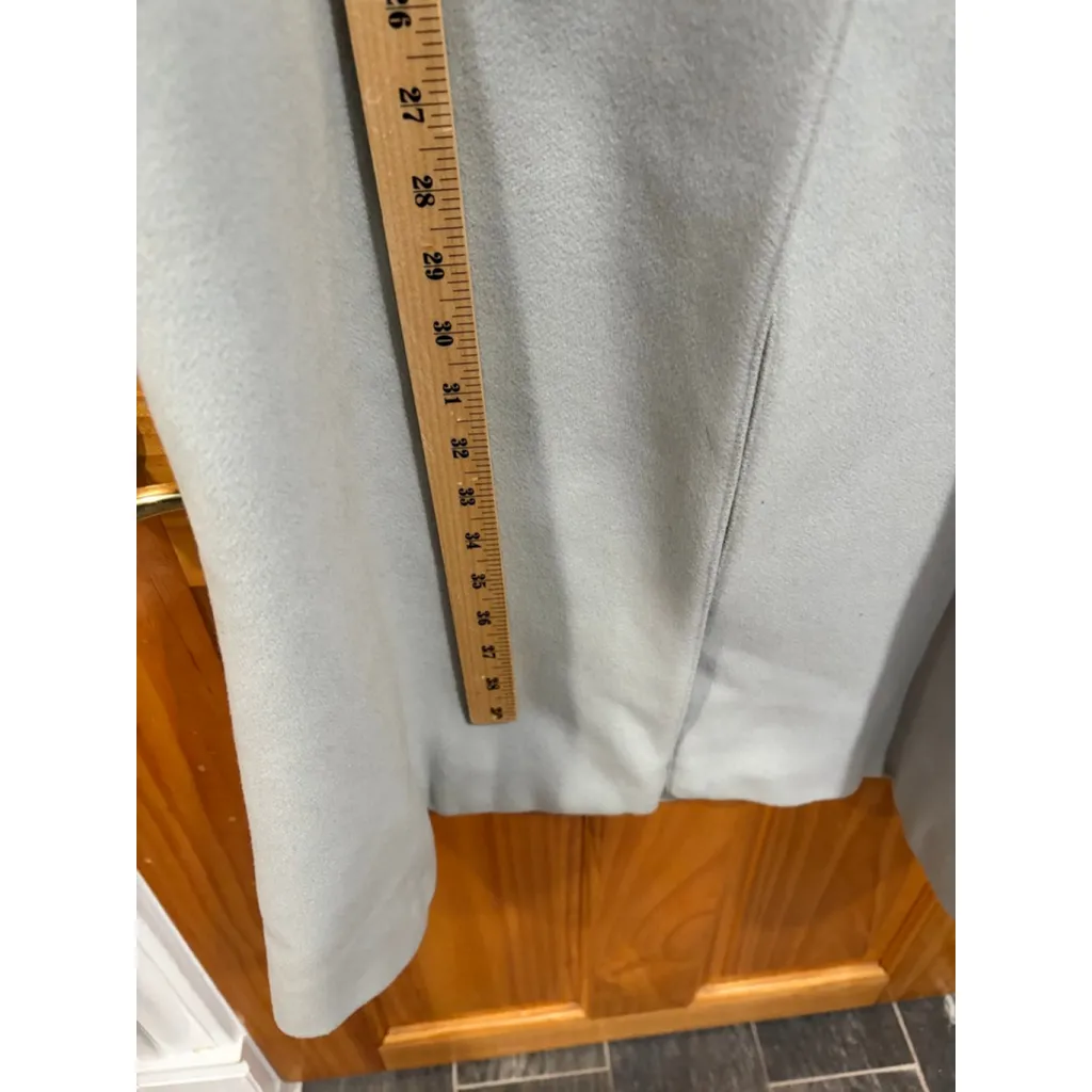 Missoni Donna Coat Teal Wool Blend Made in Italy Vintage Long Overcoat 90s flaw - Image 11