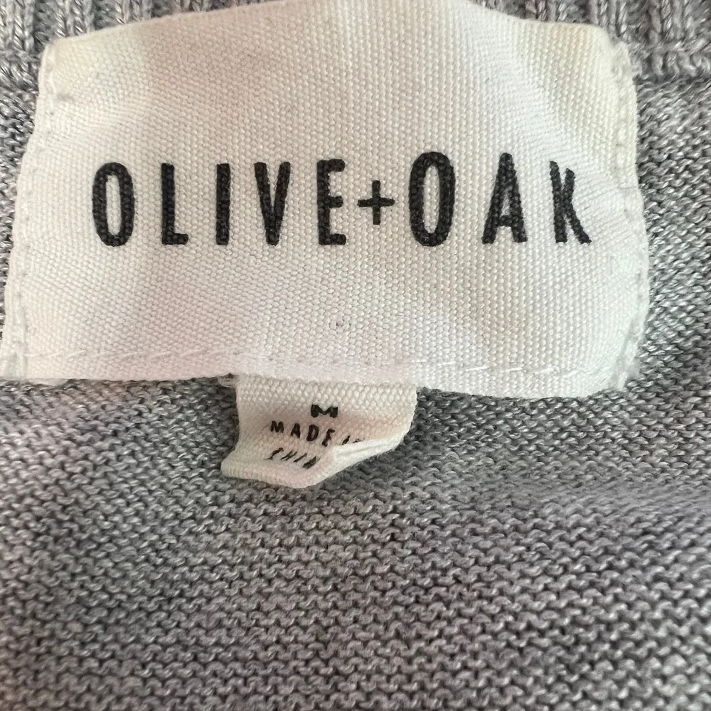 Olive+Oak Tie Dye Women's Pullover Gray Sweater Size Medium Soft Cozy Loungewear - Image 2