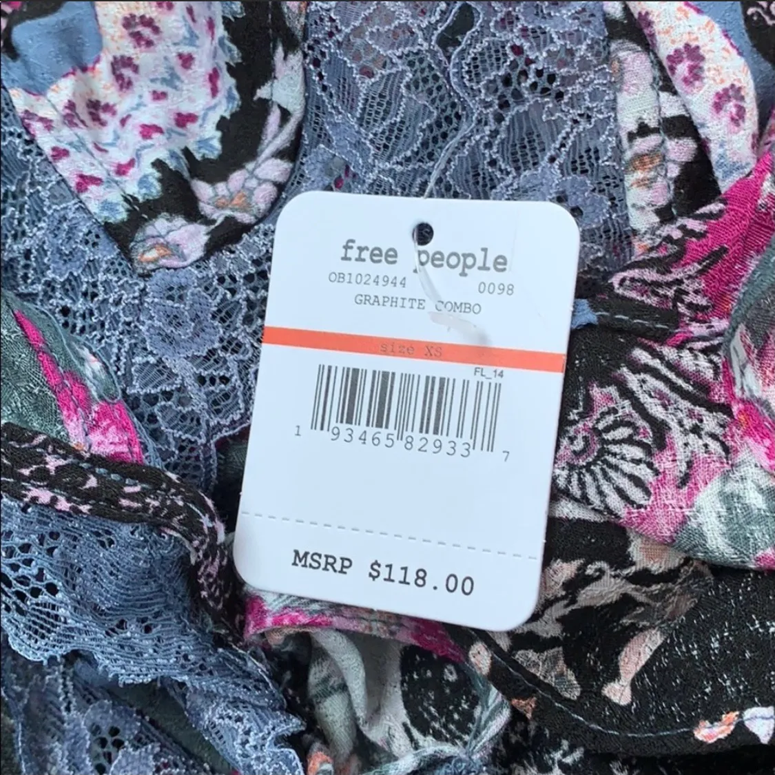 Stevie Floral Lace Trim Maxi Dress - Image 6