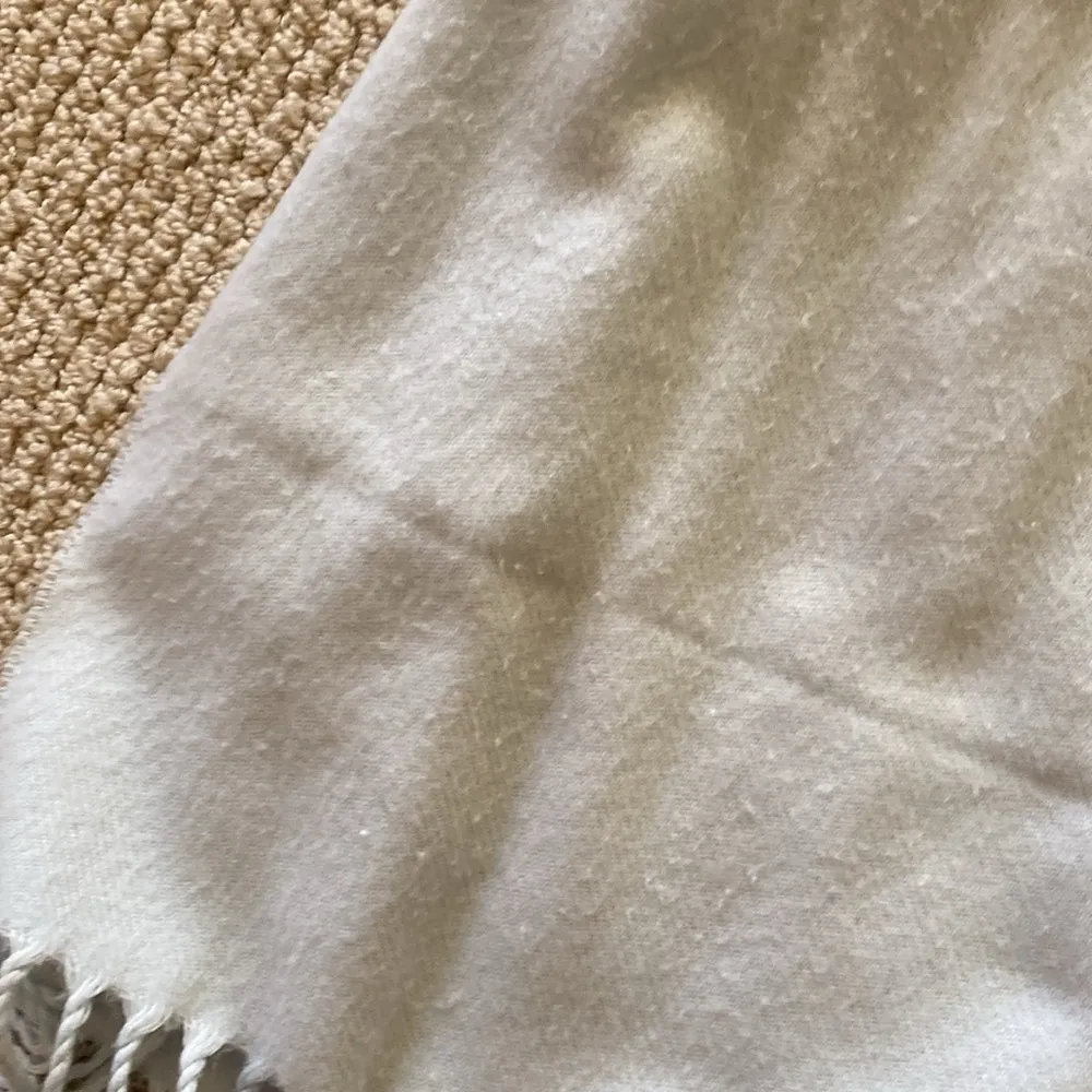 Light Blue Ultra Soft Scarf with Tassels Winter Ultra Warm Long Thick Women’s - Image 3