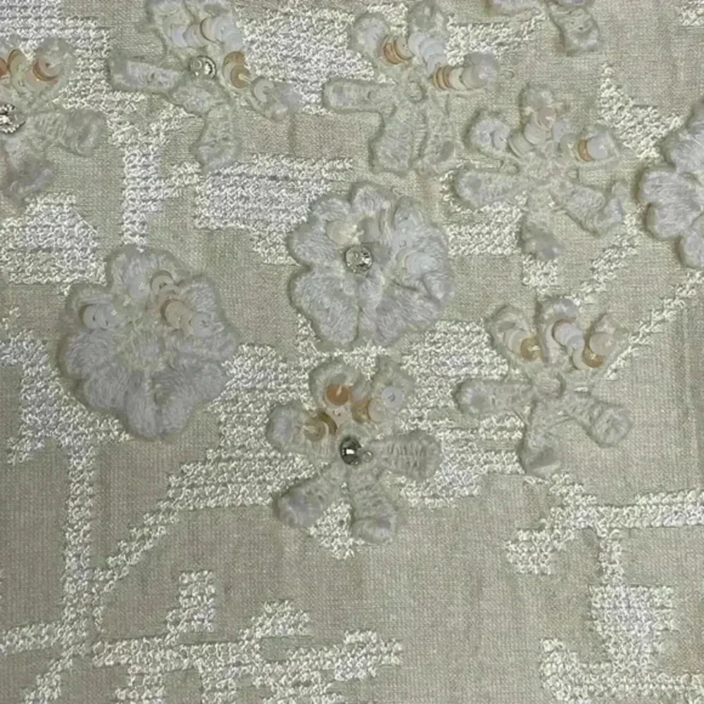 NWT Payal Jain Archer Mini‎ Dress Anthropologie BHLDN White Floral Applique 10 - Image 8