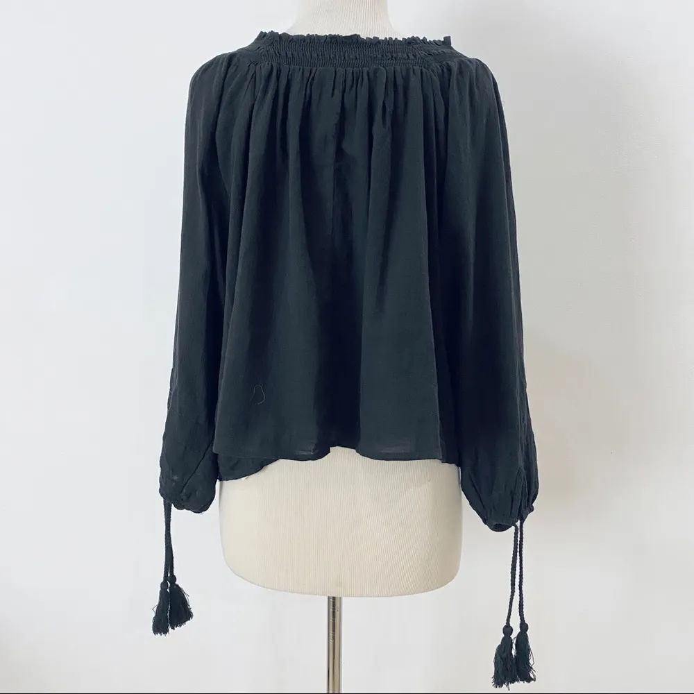 Apiece Apart black peasant top NEW - Image 5
