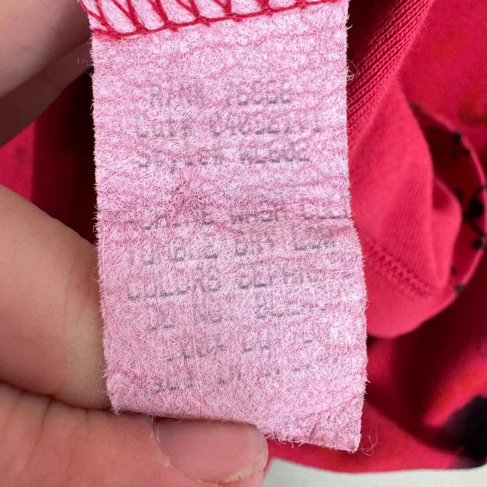 Prairie Cotton 100% Cotton Red Black Orange Long Sleeve V - Image 5