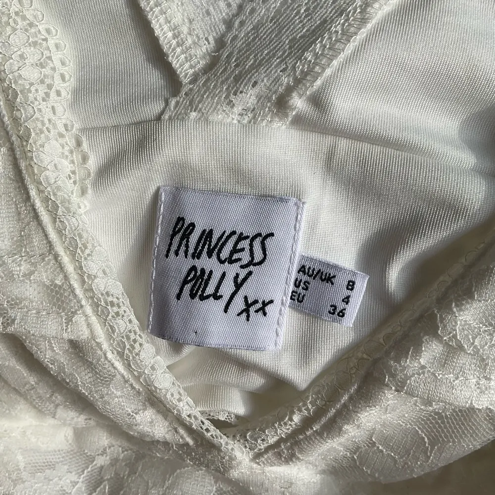 Princess Polly white lace top - Image 3