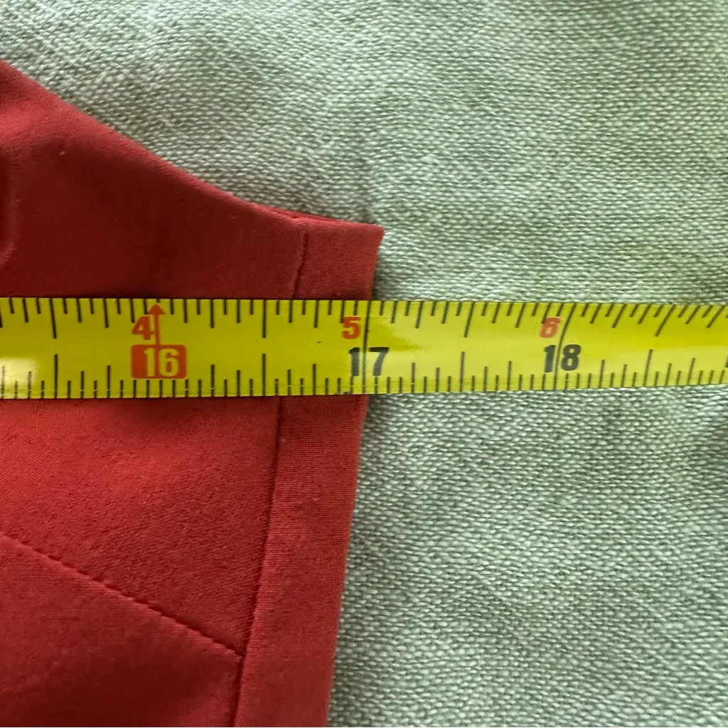 Athleta Savannah Jumpsuit Rust Orange Size 6 - Image 6