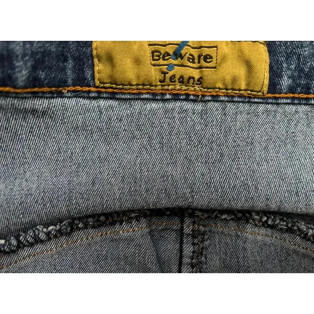 Y2K Maxi lace up jean skirt size 7 - Image 6